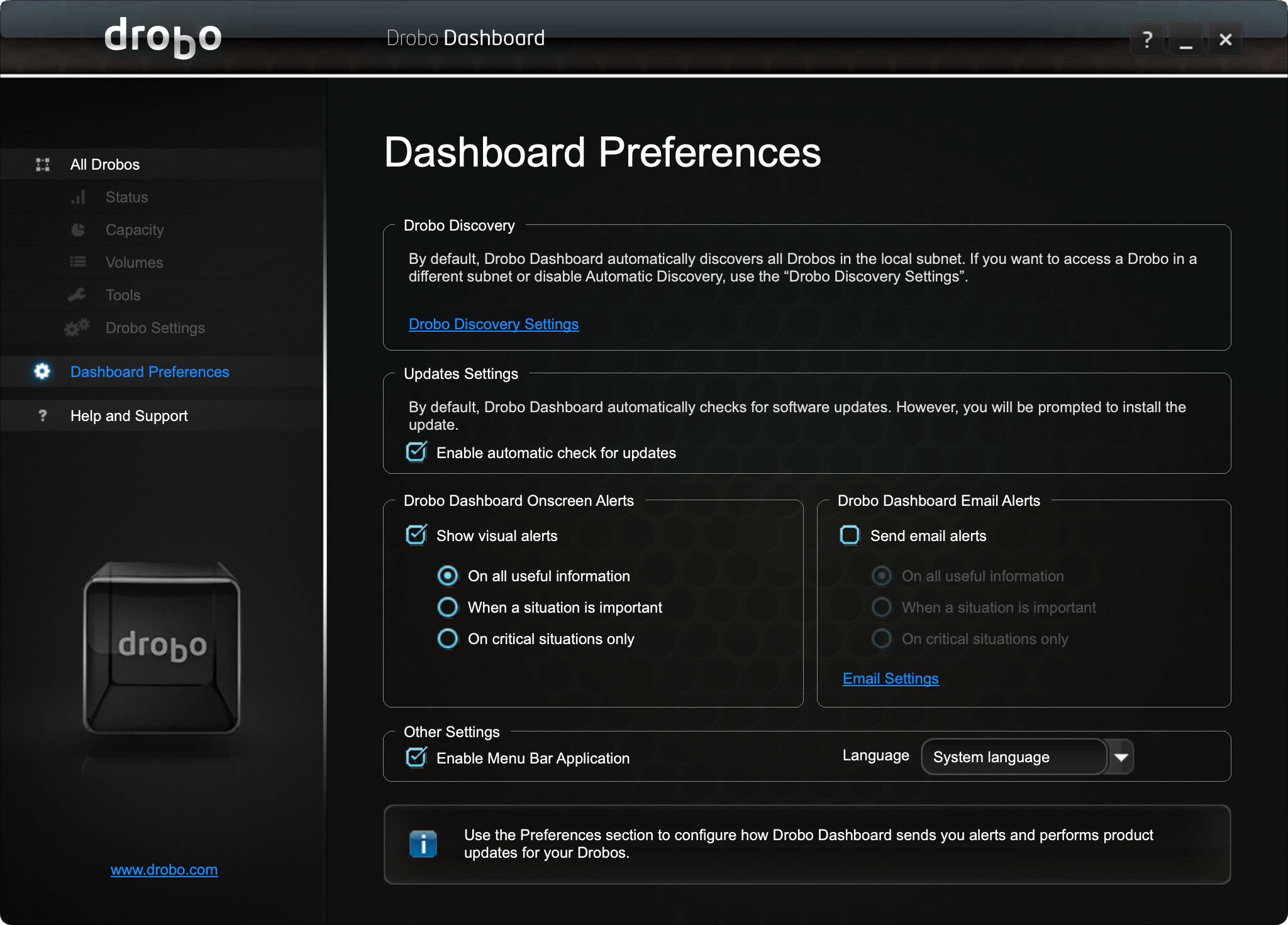 drobo dashboard for mac