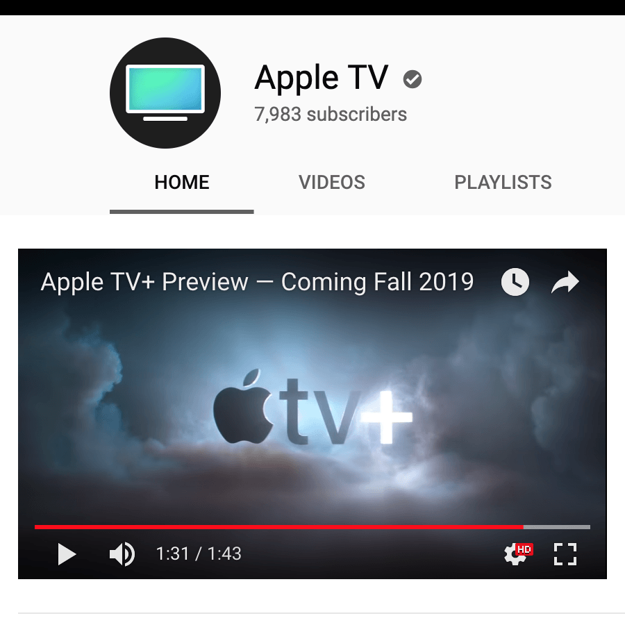 Apple Created Its Own Youtube Channel For Apple Tv Macegg
