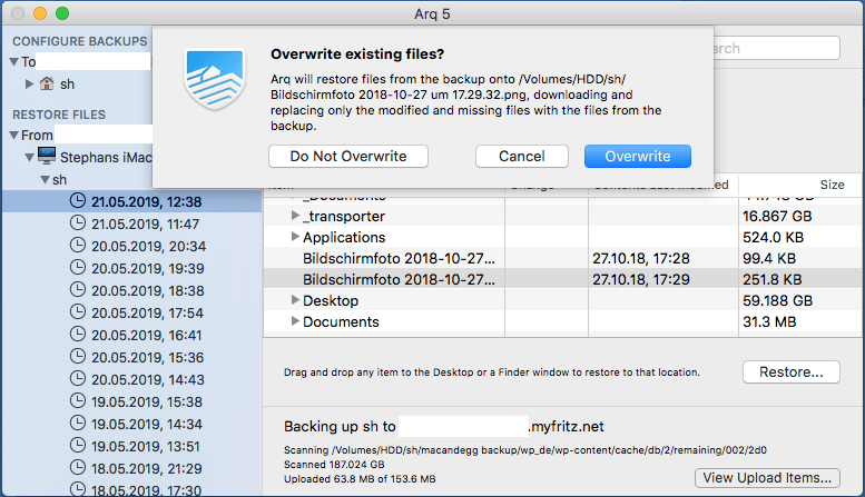any plans to configure arq backup to work with icloud
