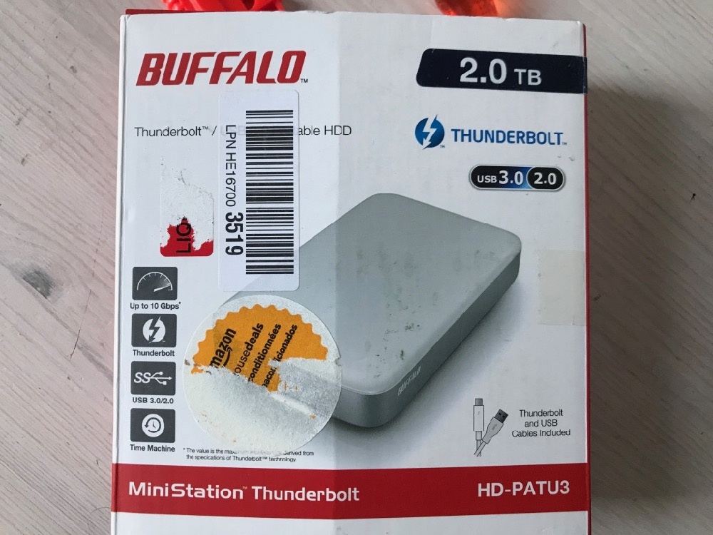 energi Rå Til ære for Buffalo MiniStation Thunderbolt SSD hard drive swap — mac&egg Forums EN